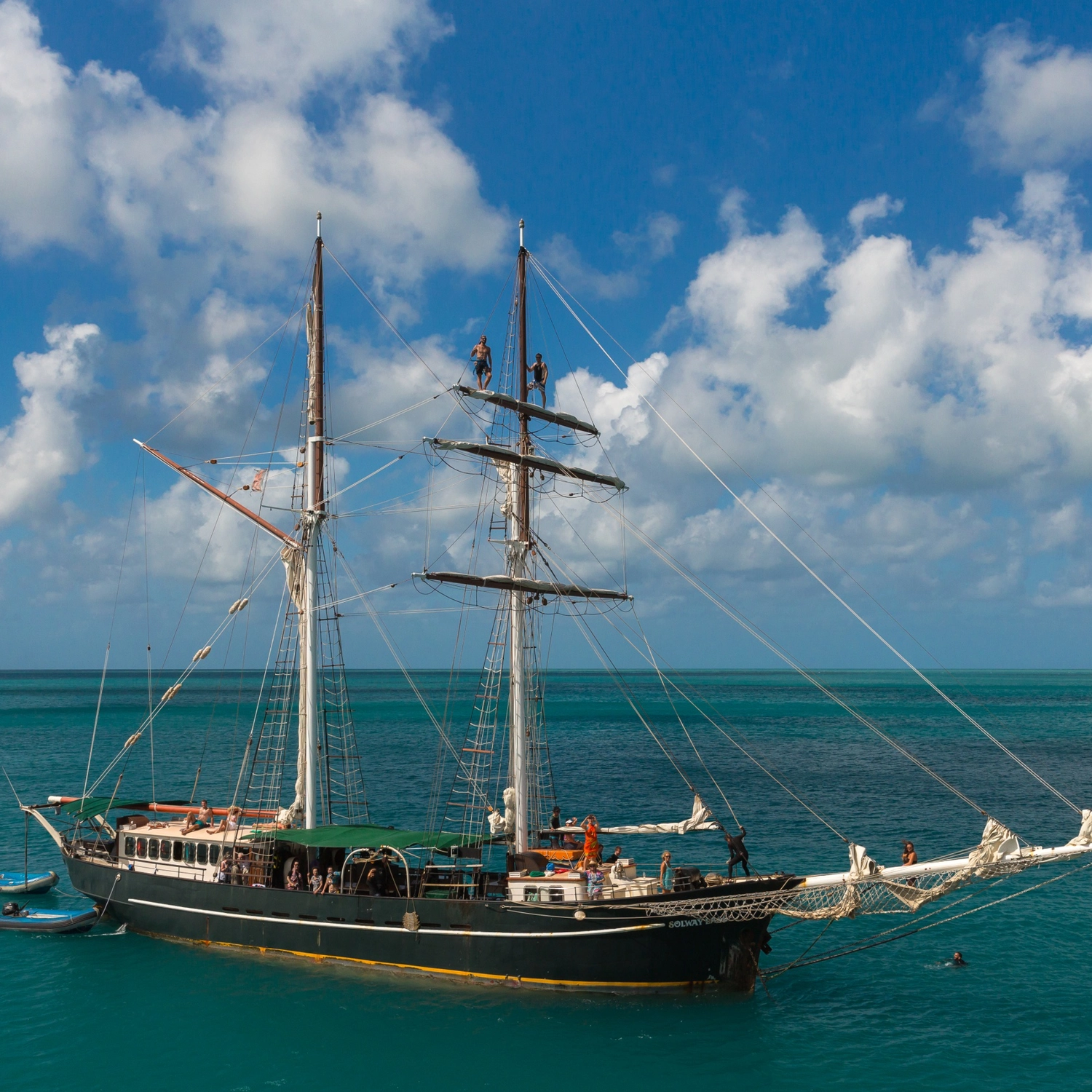 Solway Lass tall ship sailing Whitsundays